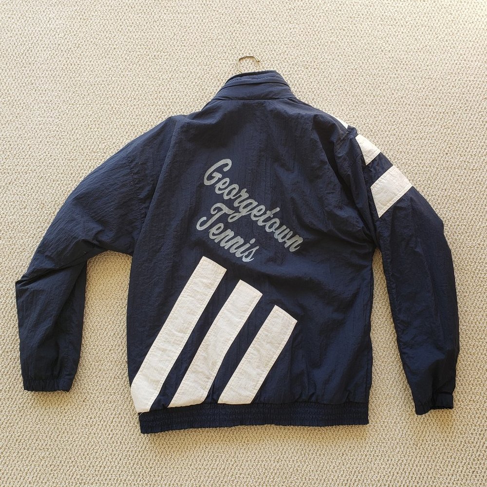 Vintage Adidas Georgetown Tennis Jacket, Size M